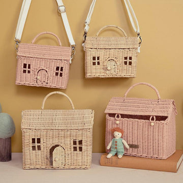 Rattan Casa Bag - Straw - Olli Ella